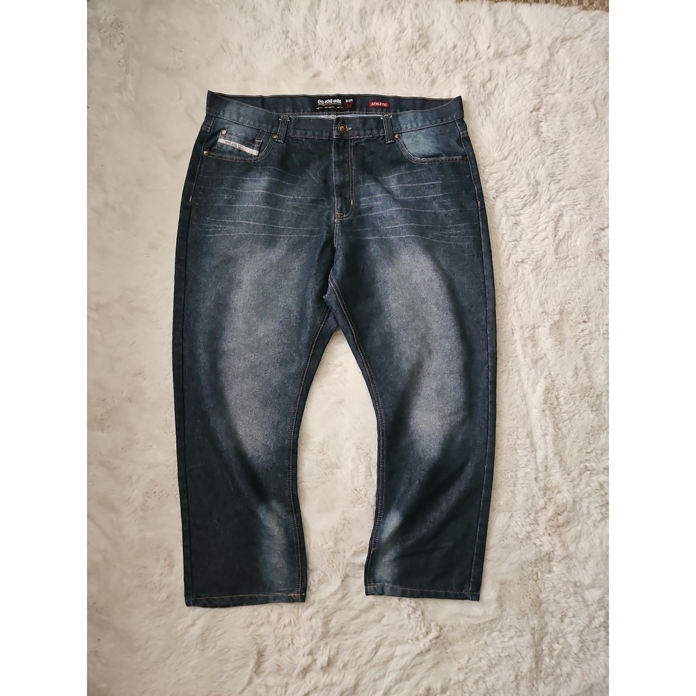 Vintage Ecko Unltd Athletic Fit Jeans Men's Size 42 Dark Wash Blue Denim Y2K
